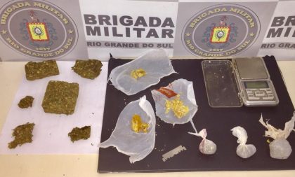 BM prende jovem por tráfico de drogas no Bairro Rio Branco