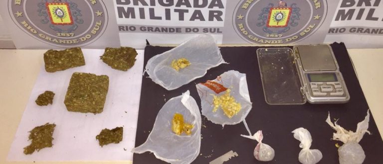 BM prende jovem por tráfico de drogas no Bairro Rio Branco