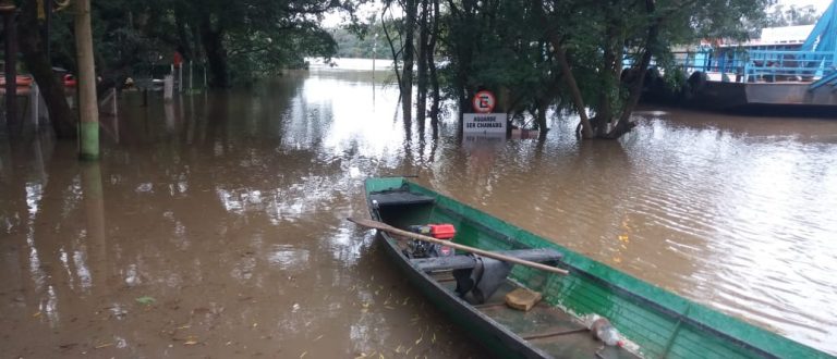 Defesa Civil em alerta pela cheia do Rio Jacuí