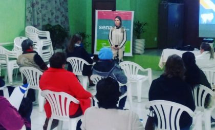 Senac Cachoeira leva curso de Cuidados com Idosos a Paraíso do Sul