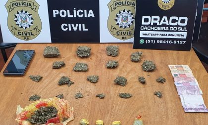 Polícia prende mulher por tráfico de drogas no Medianeira