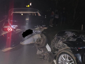 Acidente entre três carros deixa três vítimas em Cerro Branco