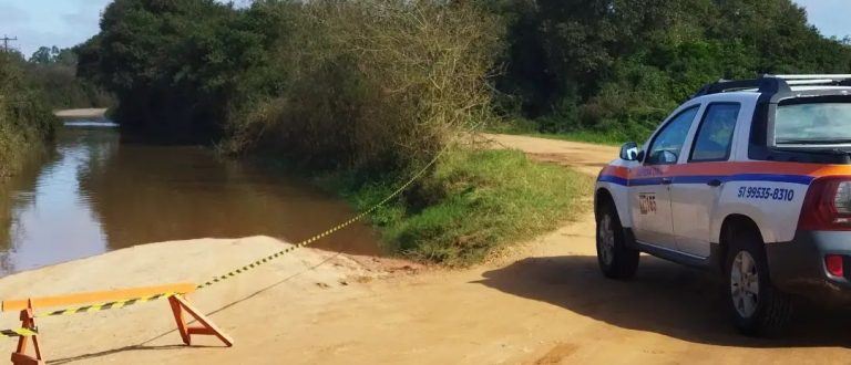 Elevação do Jacuí: Defesa Civil alerta sobre interrupção da Estrada do São Lourenço