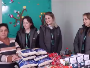 Vídeo: Campanha Solidária entrega alimentos em Novo Cabrais