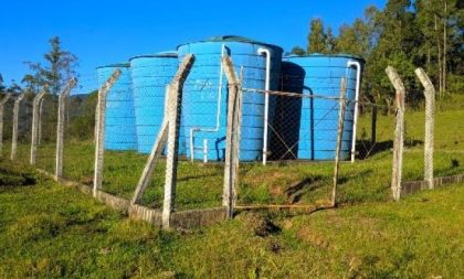 Reservatórios de água de Cerro Branco passam por limpeza e desinfecção