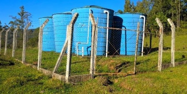 Reservatórios de água de Cerro Branco passam por limpeza e desinfecção