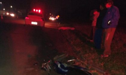 Colisão contra caminhão de Cachoeira do Sul resulta em morte de motociclista