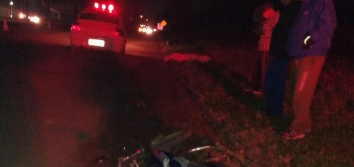 Colisão contra caminhão de Cachoeira do Sul resulta em morte de motociclista