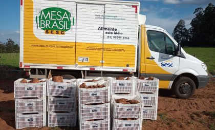 Pomar Solidário já arrecadou mais de 2,5 toneladas de alimentos em Cachoeira do Sul
