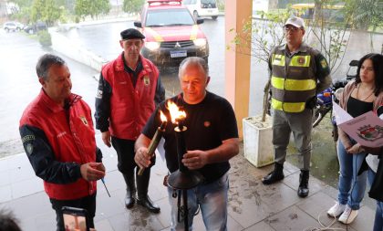 Novo Cabrais recebe pela primeira vez Corrida do Fogo Simbólico da Pátria