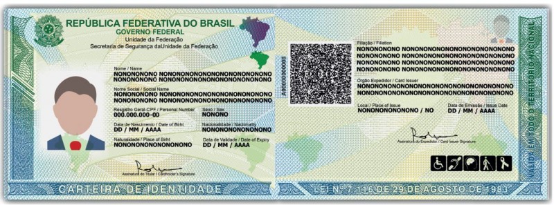 Começa o encaminhamento da nova carteira de identidade em todo o