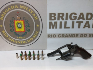 Batalhão Rodoviário prende homem por porte ilegal de arma na RSC-471