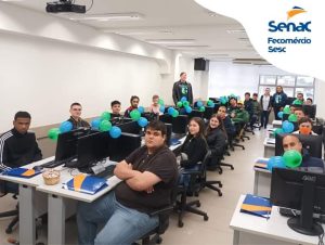 Começam as aulas da primeira turma RS TI no Senac Cachoeira