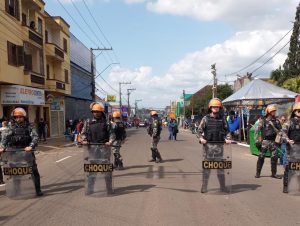 BM marca presença no desfile de Cachoeira do Sul