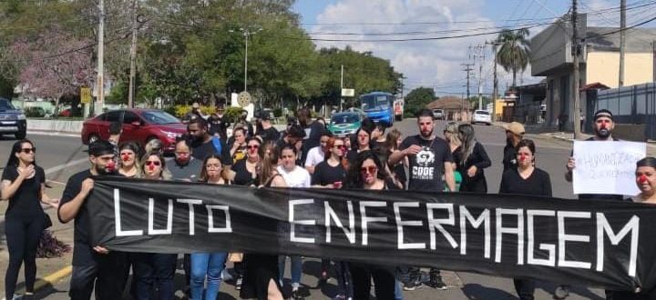 Profissionais da Saúde em Cachoeira do Sul protestam contra decisão do STF