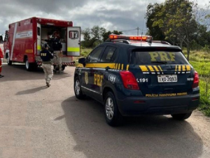 Motociclista tem lesões em queda na BR-290