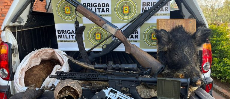 2º BABM detém sete suspeitos de caça ilegal no interior de Cachoeira