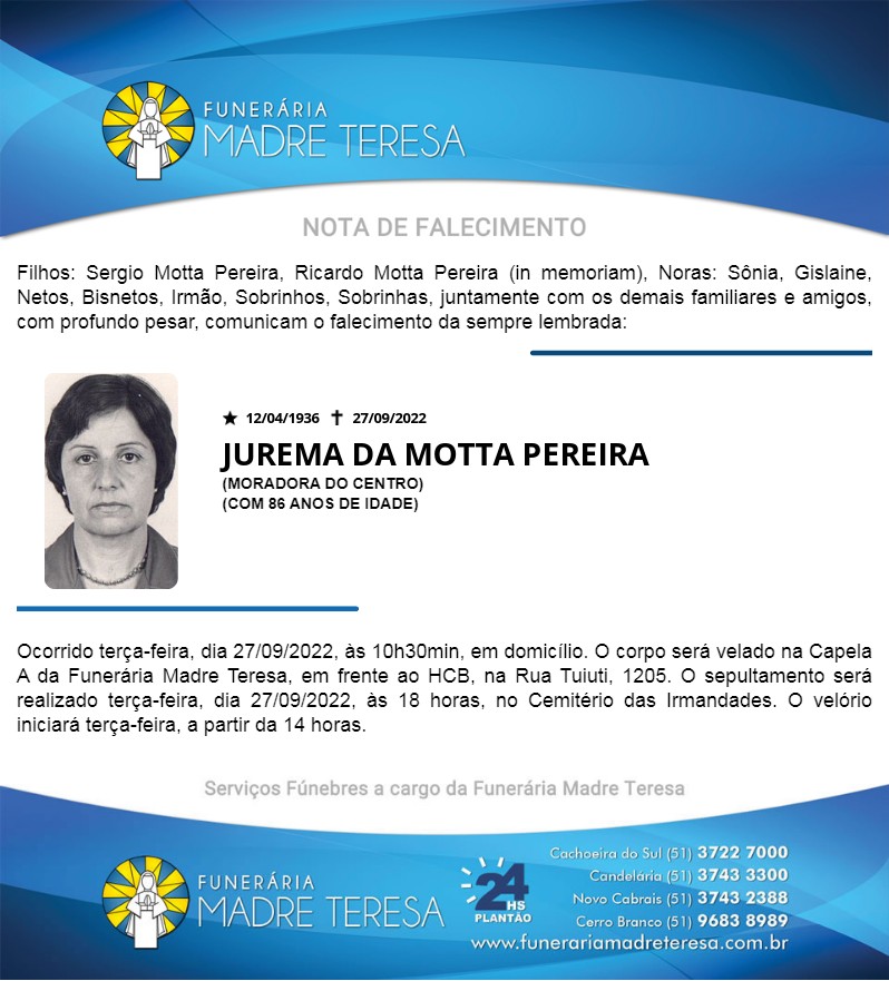 Jurema Da Motta Pereira 4595