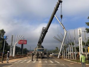 Pórtico de Cachoeira do Sul será inaugurado em 12 de outubro, prevê Secretaria do Planejamento