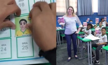 FazBem: Professora cria figurinhas personalizadas para incentivas alunos