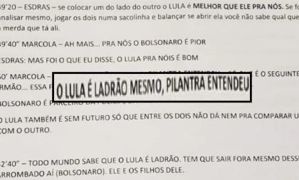 Áudios: Líder do PCC defende Lula. “É melhor que ele para nós”