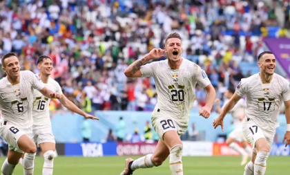 Em jogo de seis gols, Sérvia e Camarões empatam no grupo do Brasil