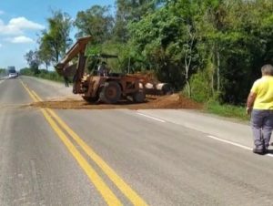 Trânsito está liberado na BR-153 em Cachoeira do Sul