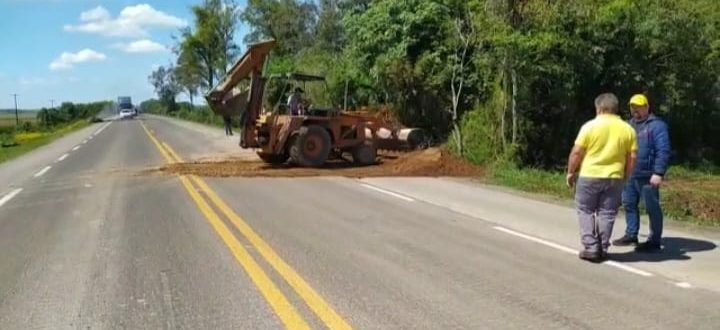 Trânsito está liberado na BR-153 em Cachoeira do Sul