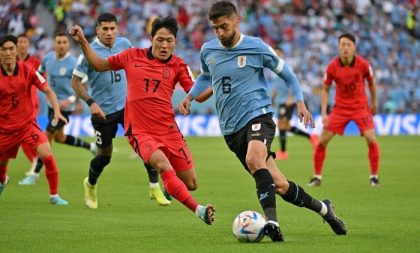 Em jogo sonolento, Uruguai e Coreia ficam no 0 a 0