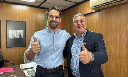 Prefeito de Pantano Grande e governador eleito debatem demandas do Município