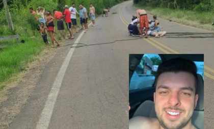 Jovem morre em acidente na estrada da Ferreira