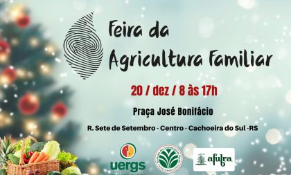 Feira da Agricultura tem sua última edição do ano na Praça José Bonifácio