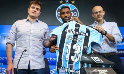 Grêmio apresenta Bruno Uvini e Everton Galdino