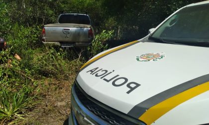 Crime em Pantano Grande: BM recupera caminhonete roubada