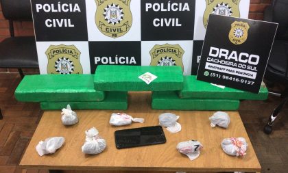 Polícia prende jovem com mais de 5 quilos de maconha na Avenida Brasil