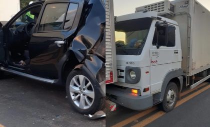 Quatro ocupantes de carro de Cachoeira do Sul ficam feridos em acidente na RSC-287