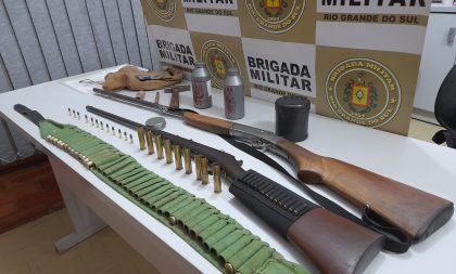 Pelotão Ambiental da BM segue no cerco à caça ilegal com nova apreensão de armas e munições