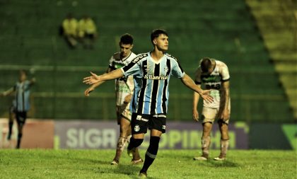 Grêmio derrota o Guarani e assume a liderança do Grupo 8 na Copa São Paulo