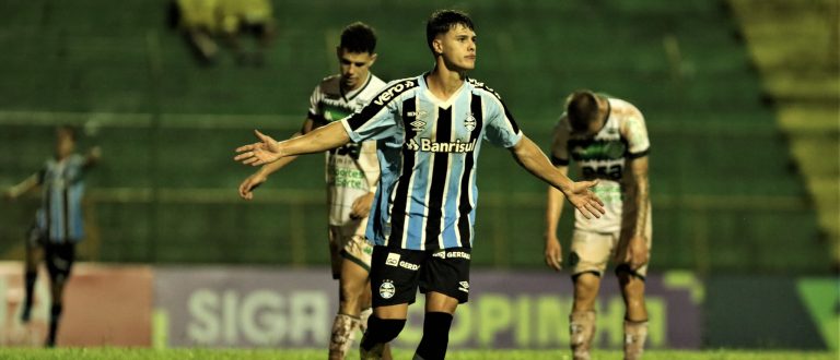 Grêmio derrota o Guarani e assume a liderança do Grupo 8 na Copa São Paulo