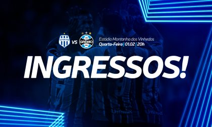 Grêmio: venda de ingressos para o jogo contra Esportivo inicia nesta terça