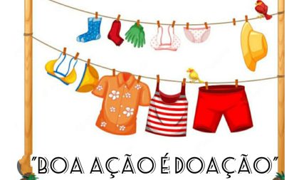 Ucab faz entrega de roupas do projeto Boa Ação é Doação