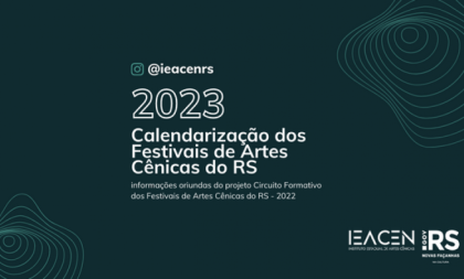 Mapeamento de festivais de artes cênicas busca estimular parcerias e aproximar público