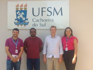 Direção da UFSM-CS recebe representantes do Senac/Cachoeira do Sul