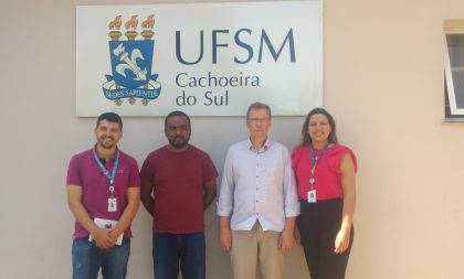 Direção da UFSM-CS recebe representantes do Senac/Cachoeira do Sul