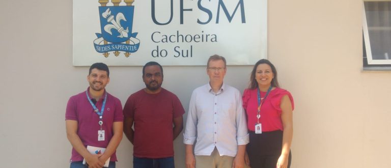 Direção da UFSM-CS recebe representantes do Senac/Cachoeira do Sul