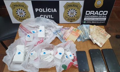 Polícia prende dupla por tráfico no Barcelos