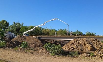 Cerro Branco: Ponte do Hertz deve ser entregue nesta sexta-feira