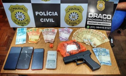 Cocaína e arma falsa: Polícia prende jovem por tráfico no Marina