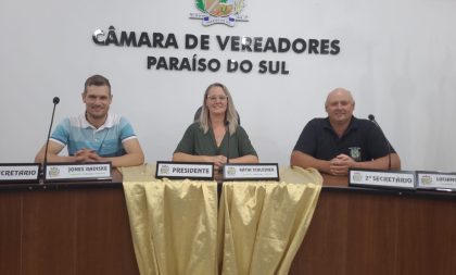 Câmara de Paraíso do Sul retoma sessões