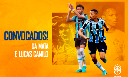 Atletas da base do Grêmio são convocados para amistosos da Seleção Brasileira Sub-17